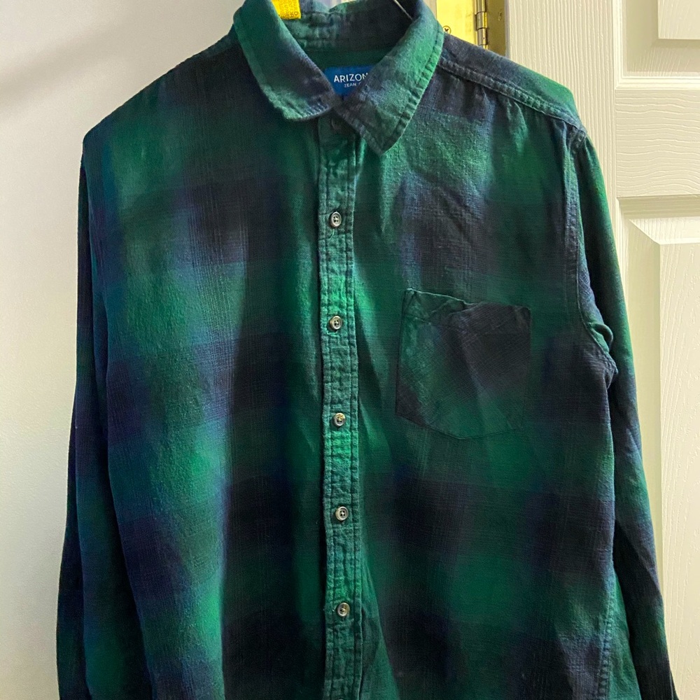 Arizona Jean Co Green flannel